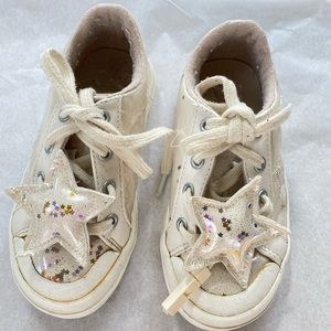 Zara girl glittery vinyl shoes